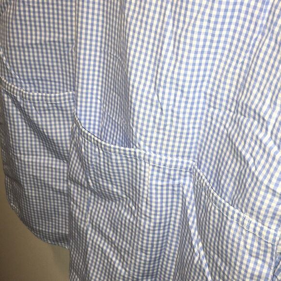 Vintage Nike Bicycle Cycling Shirt Blue check top - Picture 5 of 5
